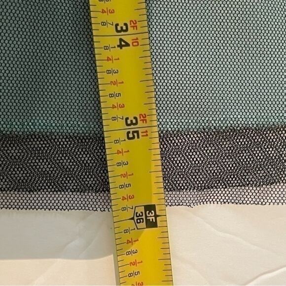 Gabrielle Rocha Teal Black Lace & Tulle BalletCore Party Dress NWOT Size 11 - Picture 12 of 12